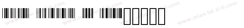 Libre Barcode 39 Ext字体转换